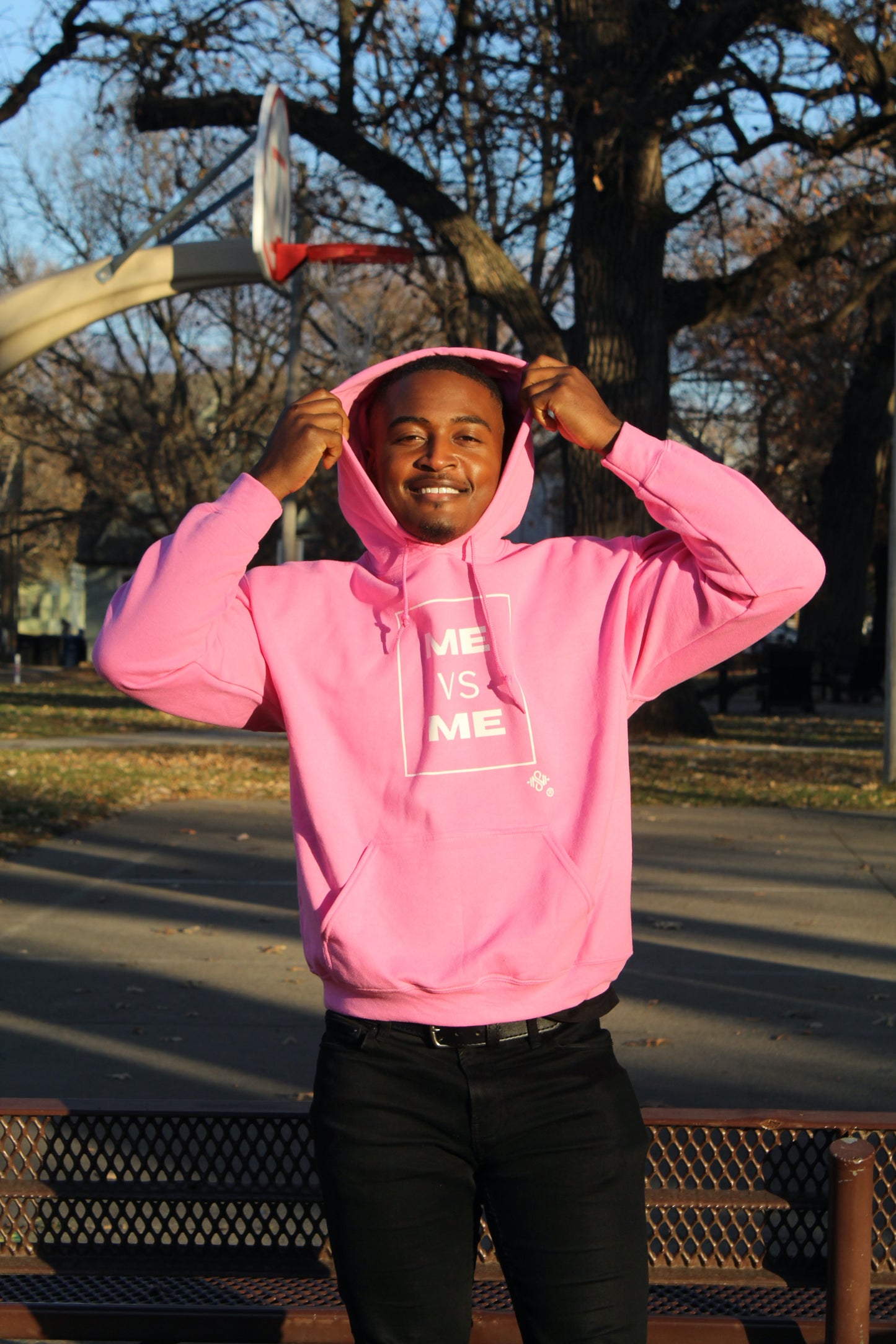 ME VS ME Luscious Pink (Never Settle Hoodies)