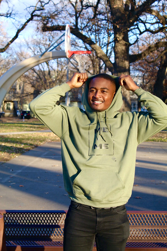 ME VS ME Earthly Olive Green (Never Settle Hoodies)