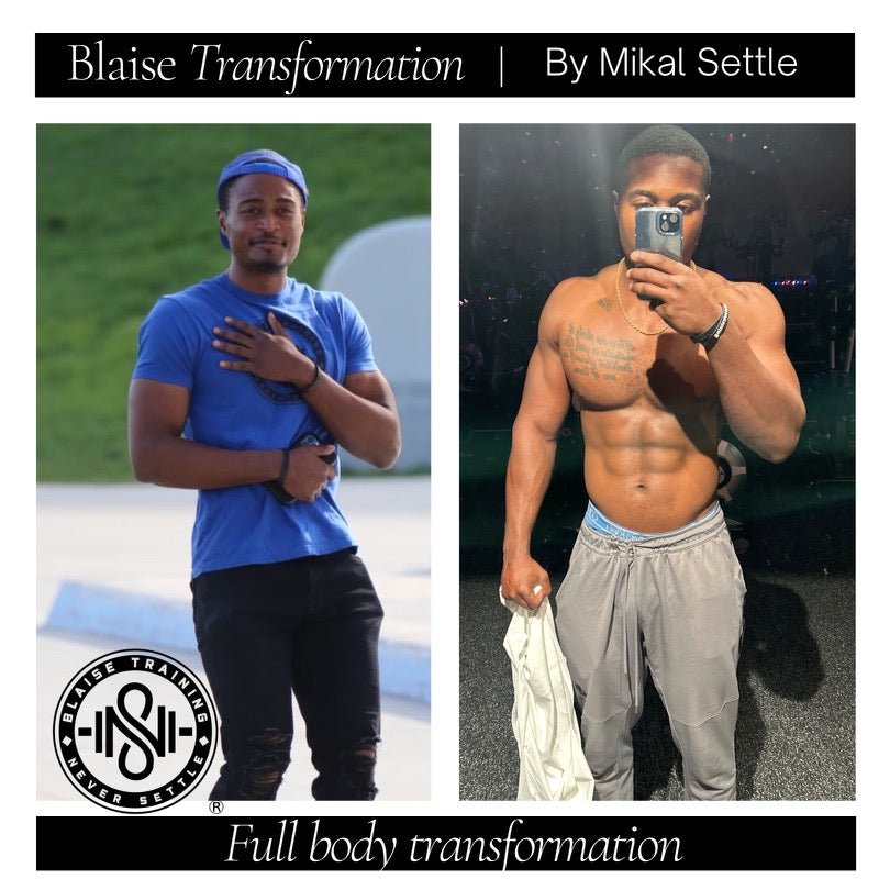 Blaise’s Personal Fitness Program - Blaise Training Never Settle