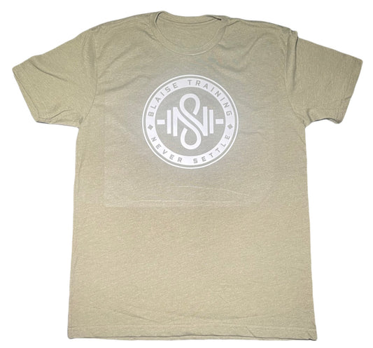 Original Blaise Logo Tee (Military Green) - Blaise Training Never Settle