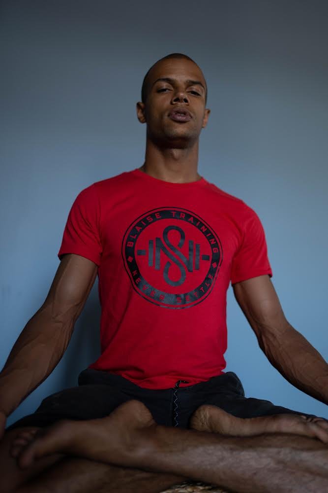 Original Blaise Logo Tee (Red) - Blaise Training Never Settle