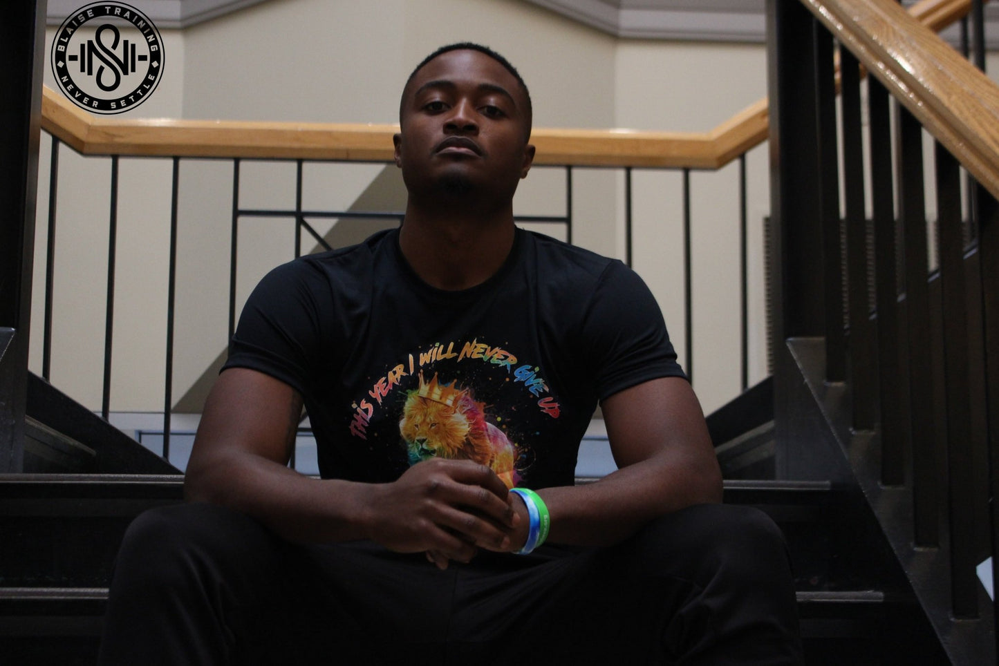 This Year I will Never Give Up BT Shirt - Blaise Training Never Settle