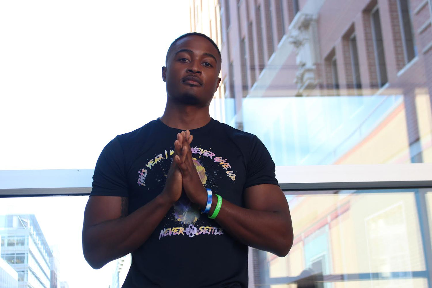 This Year I will Never Give Up-Panther Design - Blaise Training Never Settle
