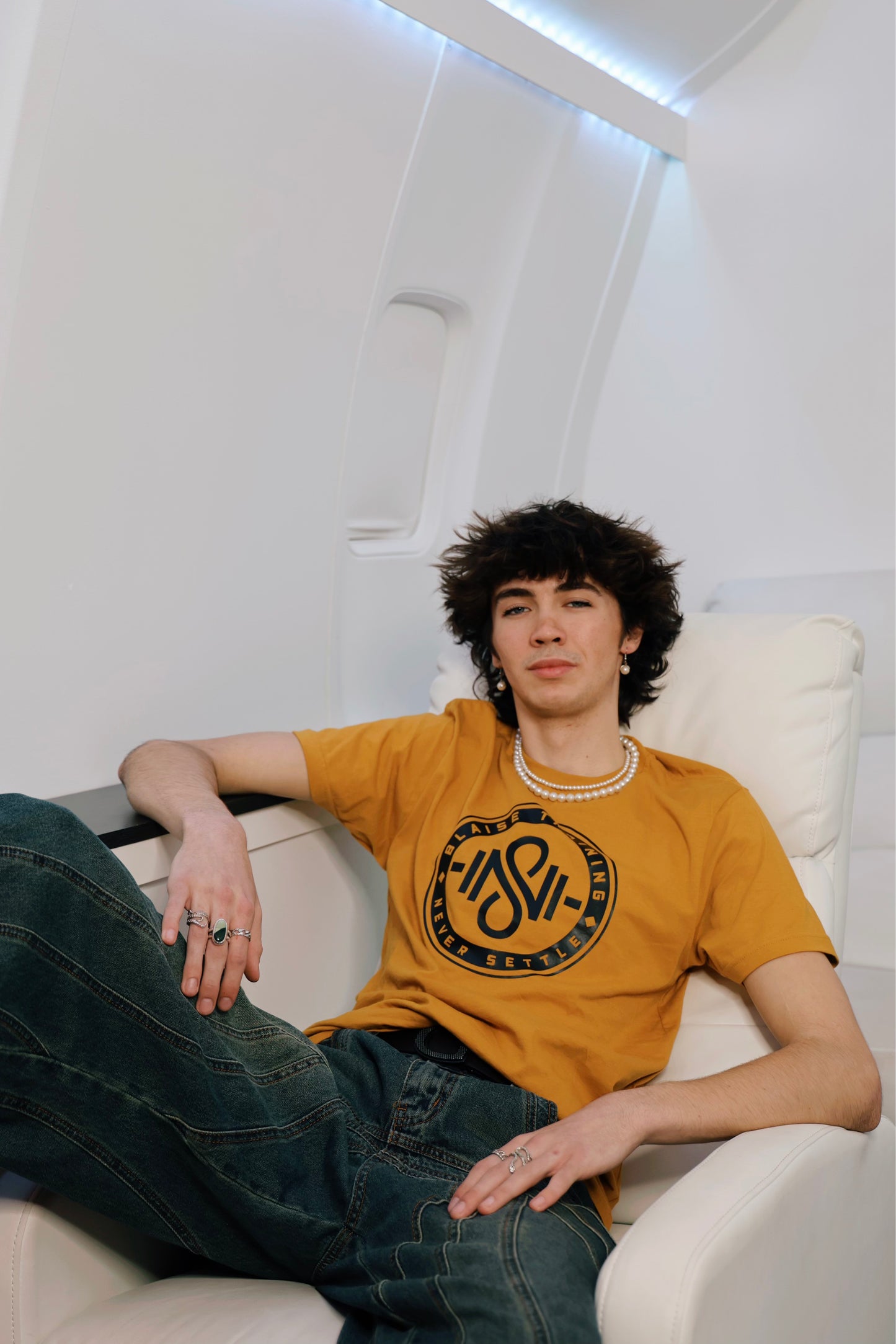 Blaise Training logo Tee (Antique Gold)