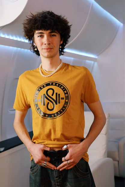 Blaise Training logo Tee (Antique Gold)