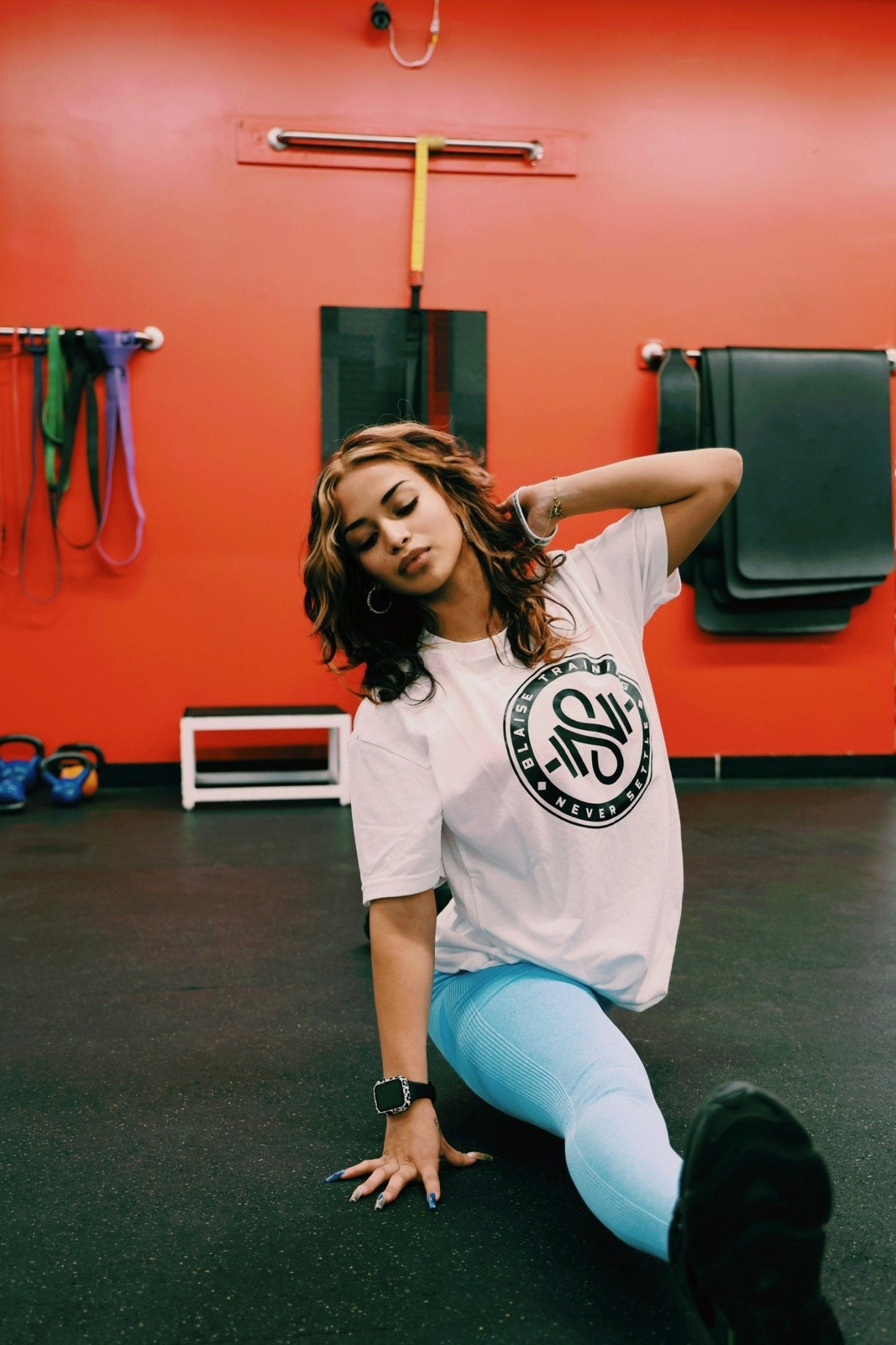 Blaise Training Logo Tee (White) - Blaise Training Never Settle