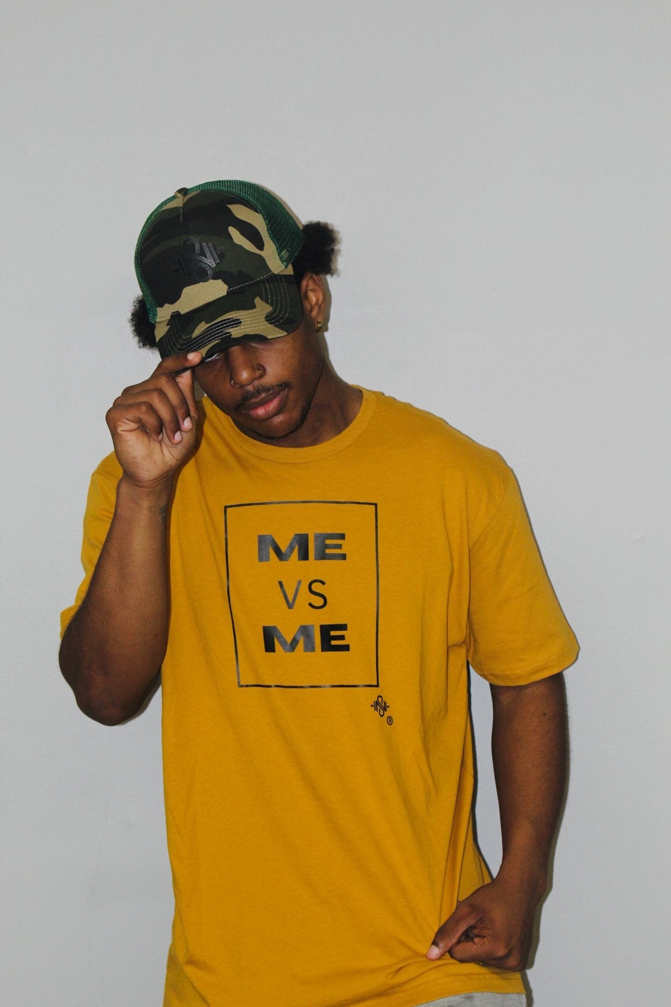 ME VS ME Texas Antique Gold & Black (Never Settle shirts) - Blaise Training Never Settle