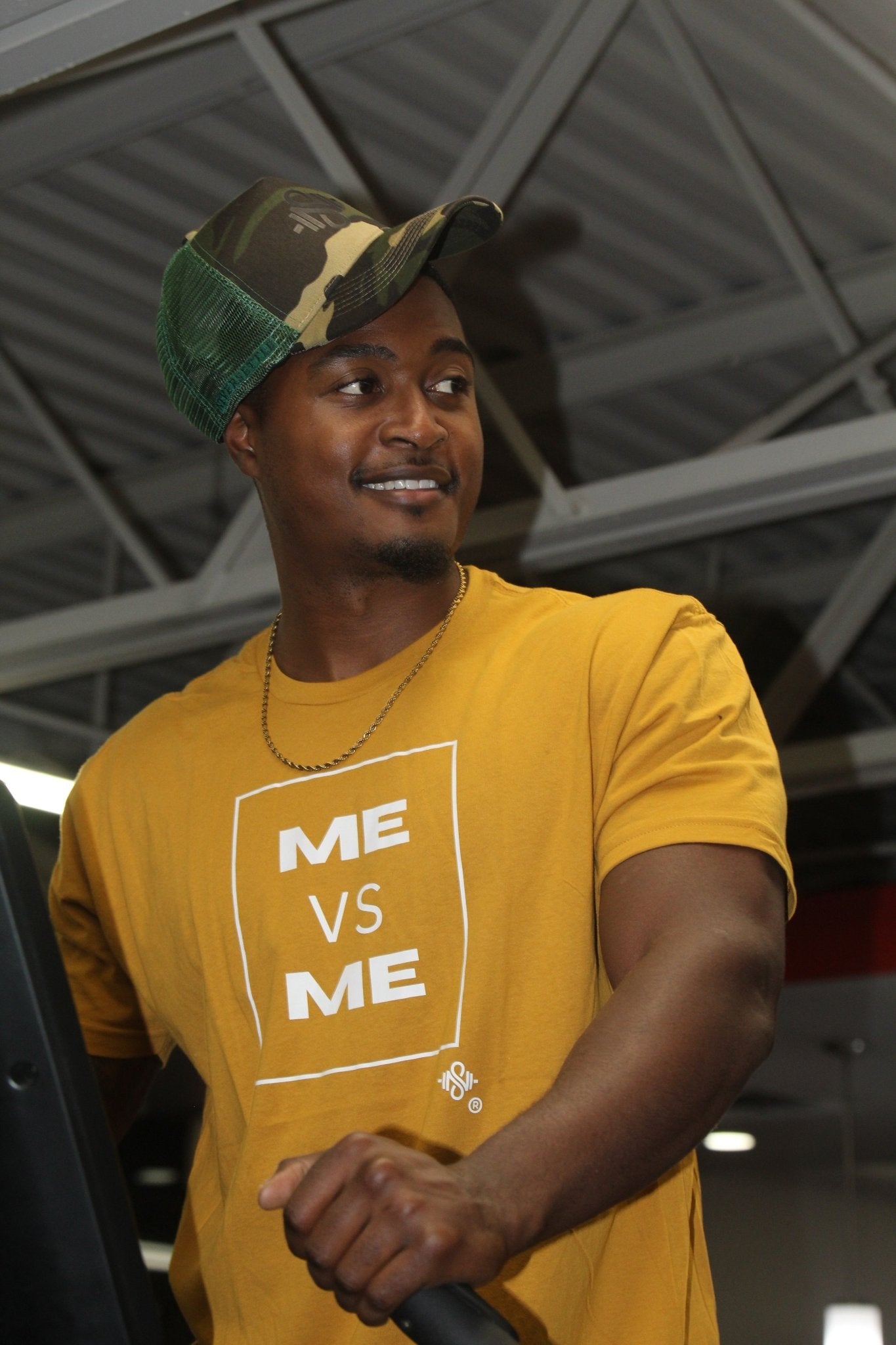ME VS ME Texas Antique Gold & White (Never Settle shirts) - Blaise Training Never Settle