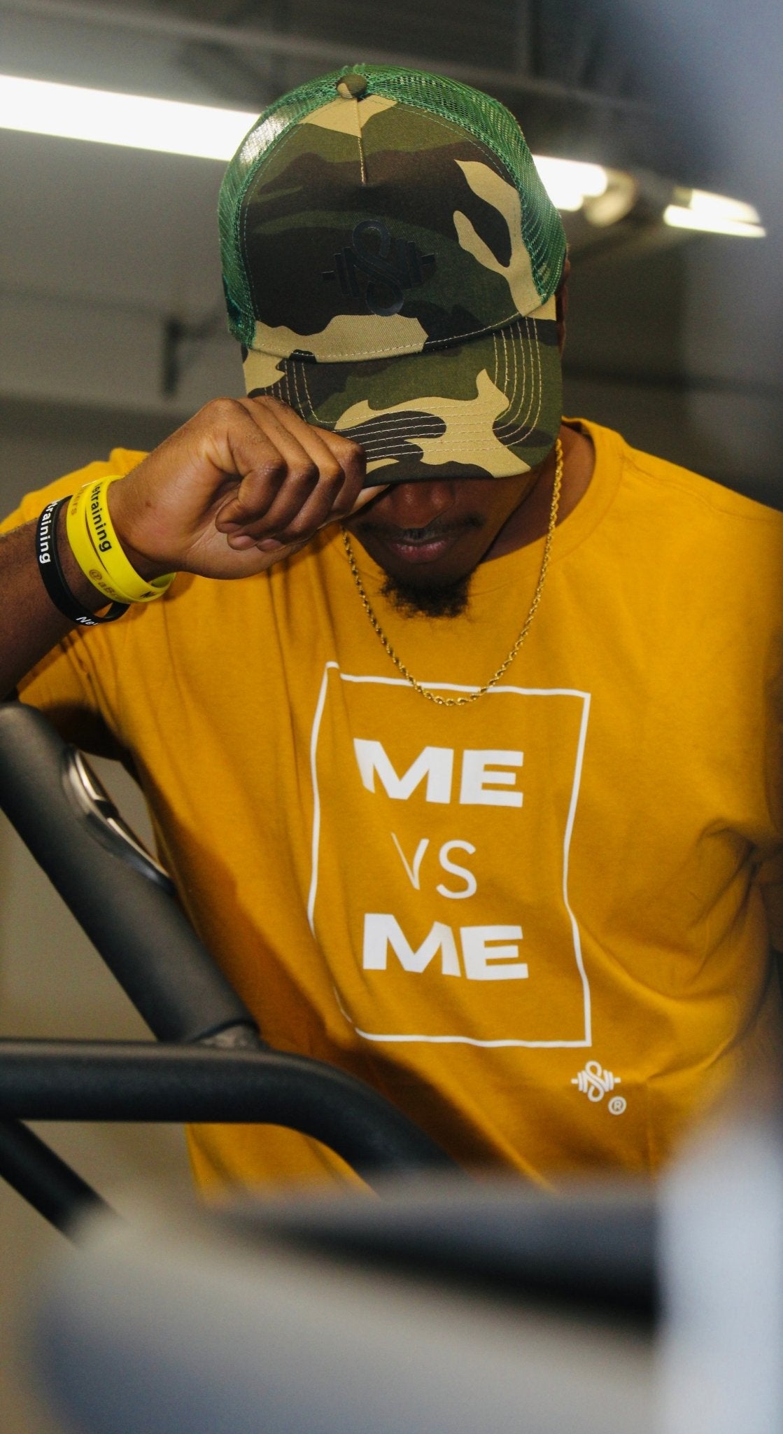 ME VS ME Texas Antique Gold & White (Never Settle shirts) - Blaise Training Never Settle