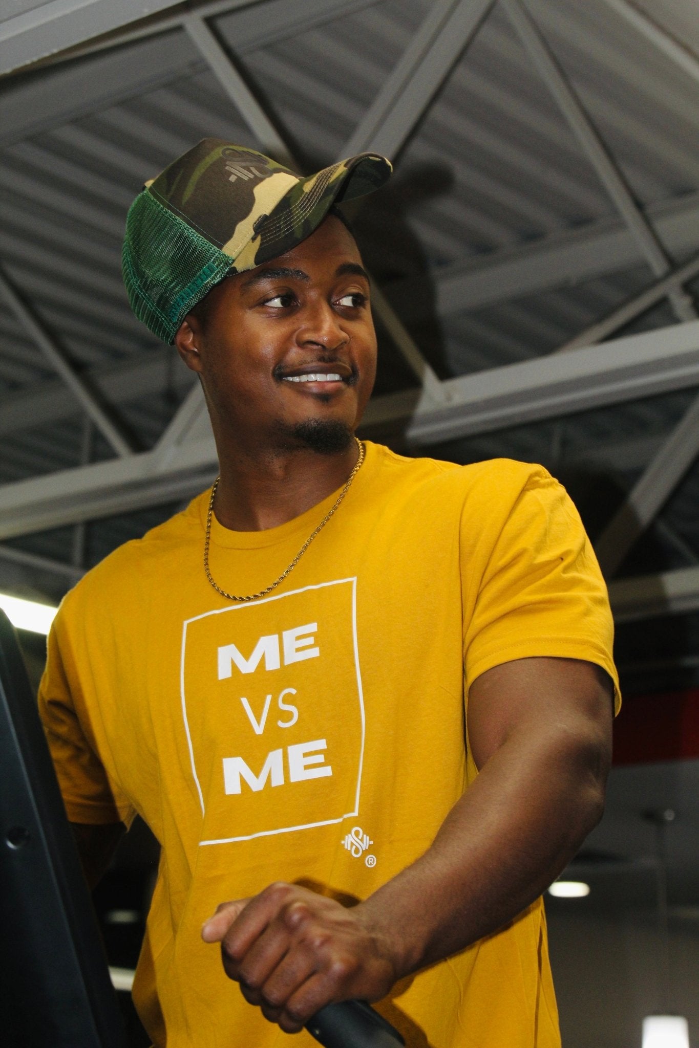 ME VS ME Texas Antique Gold & White (Never Settle shirts) - Blaise Training Never Settle