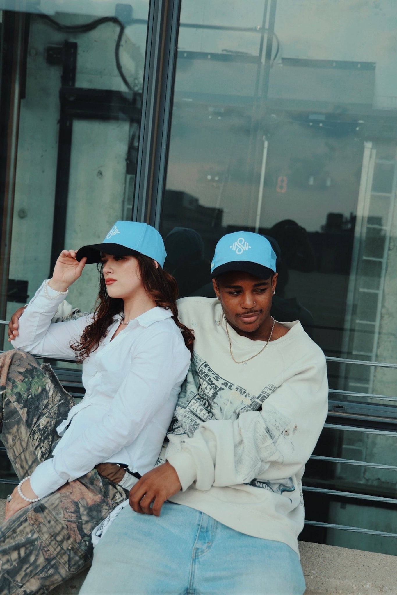 Never Settle Embroidered Caps - Blaise Training Never Settle