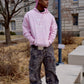 Over Sized - Dusty Pink Hoodie - Blaise Training Never Settle