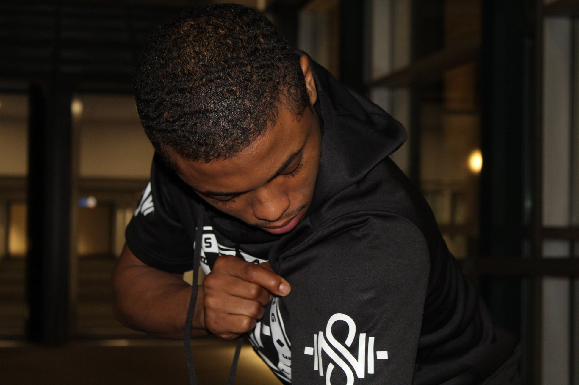 BT Short Sleeve Hoodie - Blaise Training Never Settle