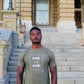 ME VS ME (Never Settle Shirts) White design - Blaise Training Never Settle