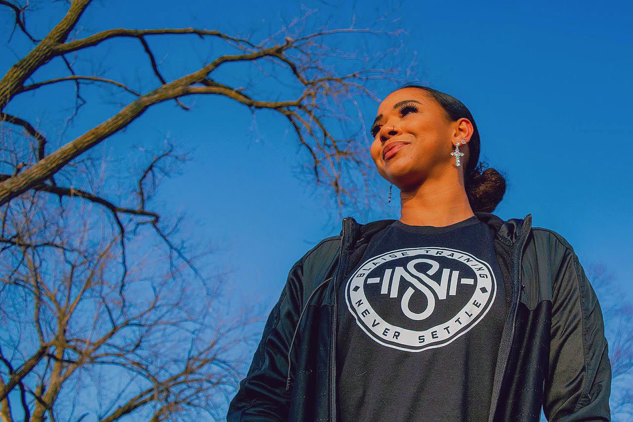 Original Blaise Logo Tee (Black) - Blaise Training Never Settle