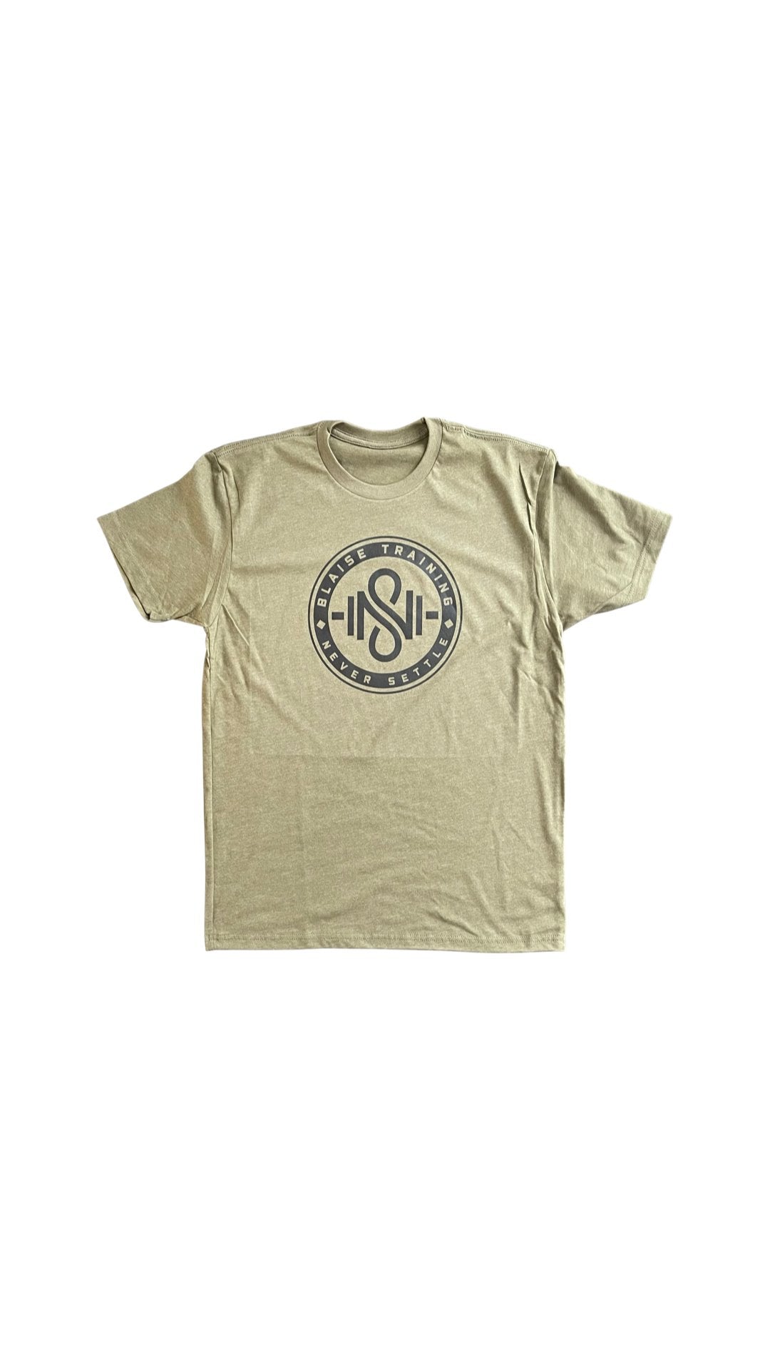 Original Blaise Logo Tee (Military Green) - Blaise Training Never Settle